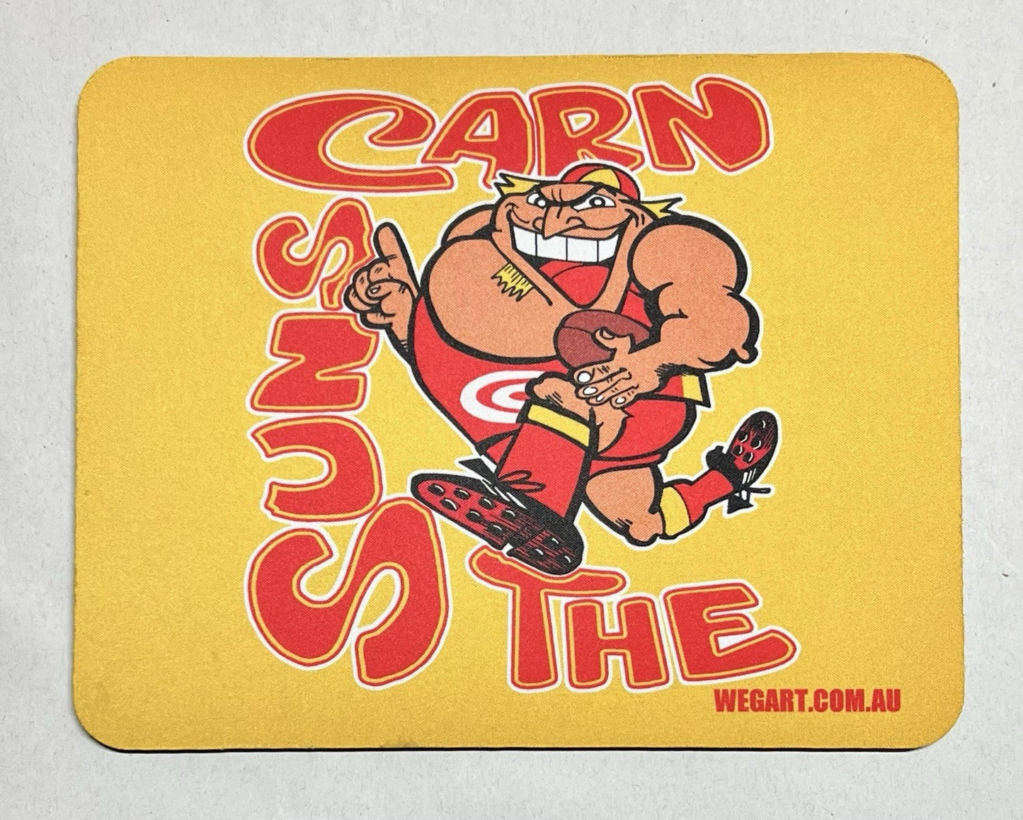 WegArt mouse pad - Gold Coast Suns “Carn The Suns”