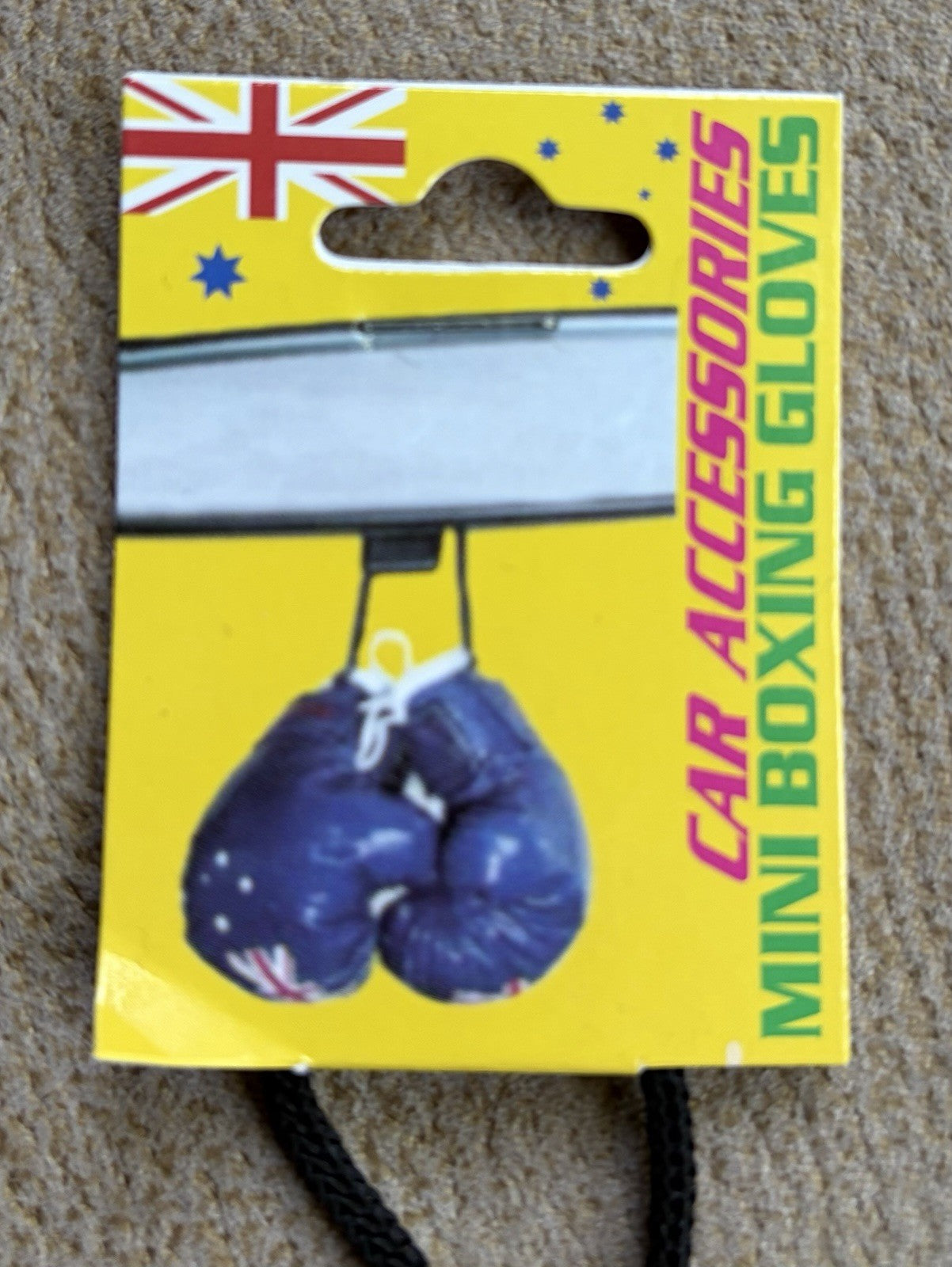 Australian Flag Mini Boxing Gloves Car Mirror Accessory