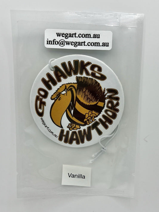 Hawthorn Hawks WEG WegArt Car Air Freshener - VANILLA SCENT