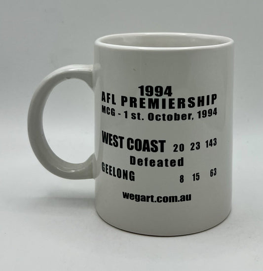 WegArt WEG Premiers Mug - West Coast Eagles 1994