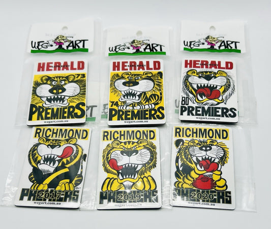 WEG WegArt Premiers Fridge Magnet - Richmond Tigers 1920