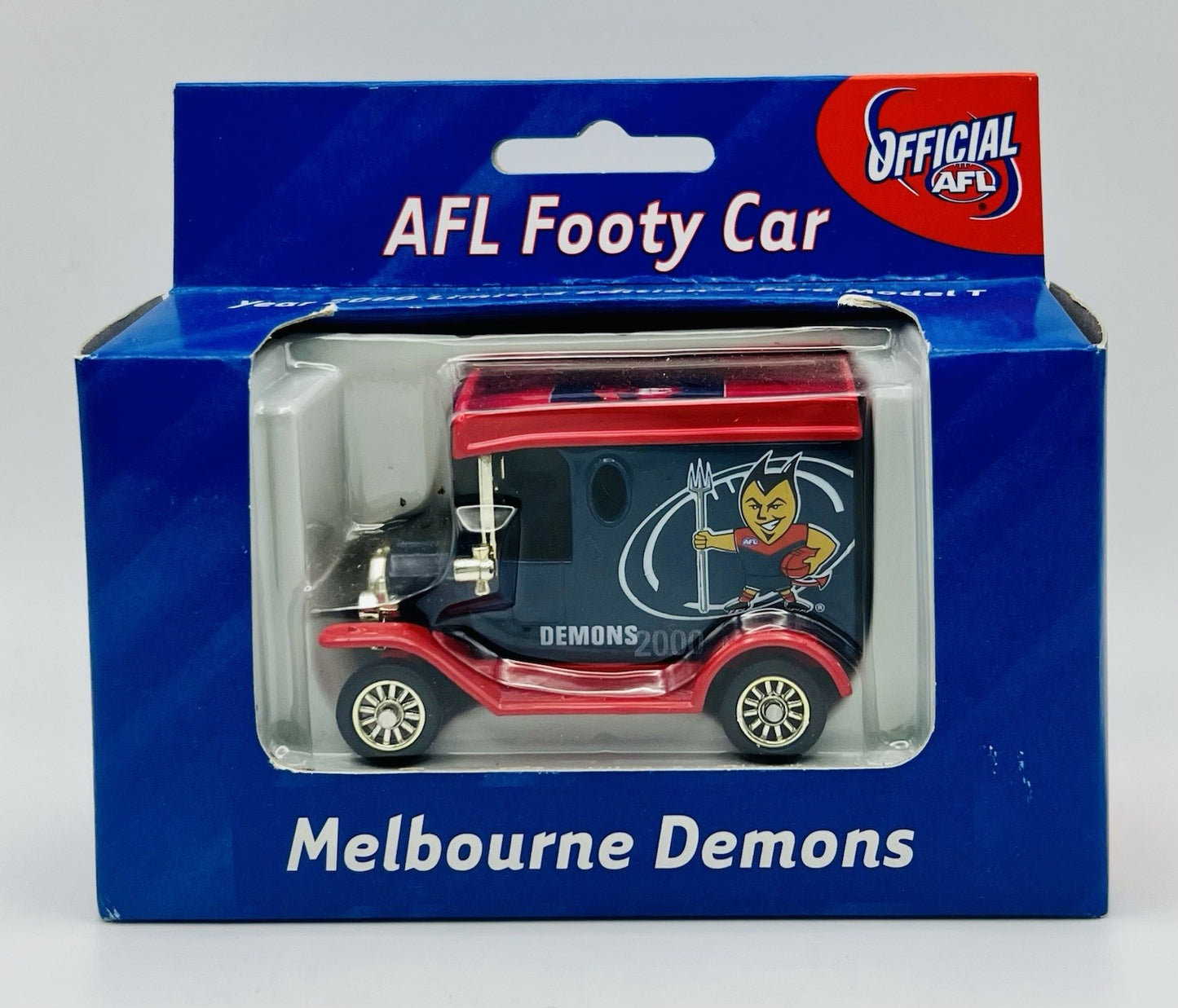 AFL Footy Car 2000 Limited Edition Model T Ford - Melbourne Demons