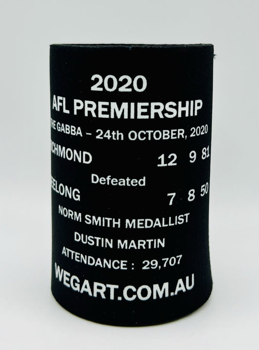 WegArt WEG Premiers Stubby Holder Can Cooler - Richmond Tigers 2020
