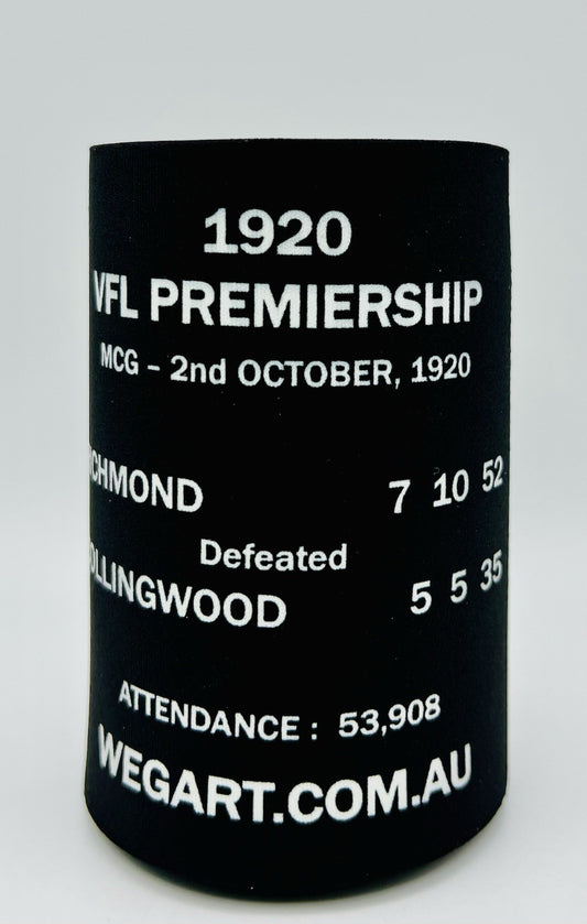 WegArt WEG Premiers Stubby Holder Can Cooler - Richmond Tigers 1920