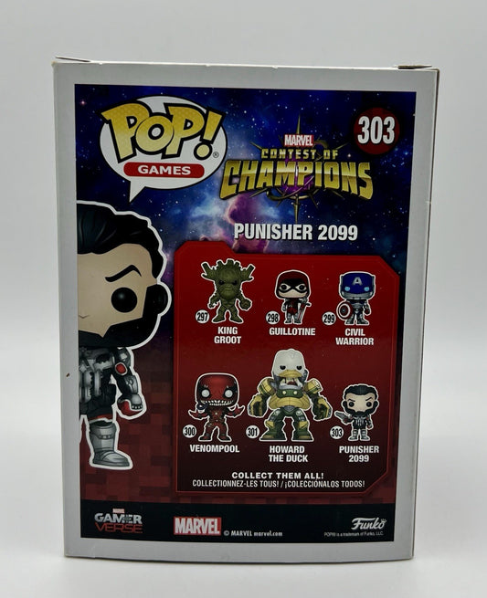 Funko Pop Games #303 Punisher 2099 Contest of Champions Marvel Gamerverse