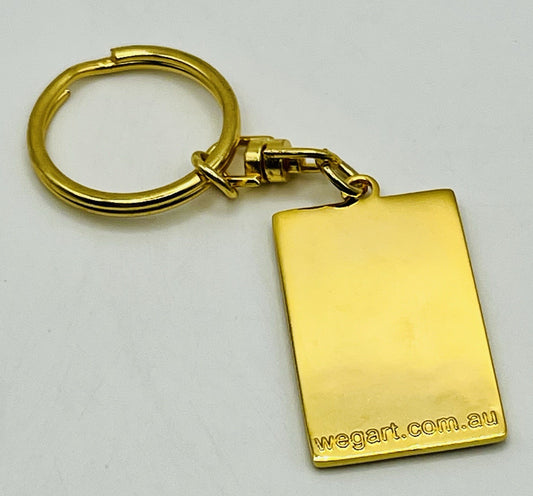 WEG WegArt Supporters Key Ring Carlton Blues