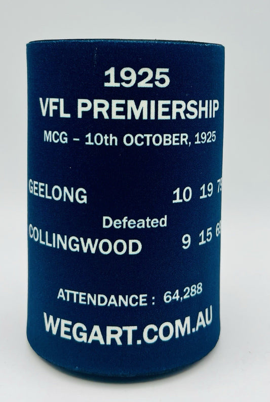 WegArt WEG Premiers Stubby Holder Can Cooler - Geelong Cats 1925