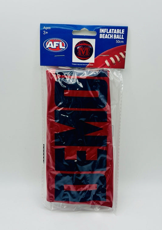 AFL Melbourne Demons Football Club 50cm Inflatable Beach Ball