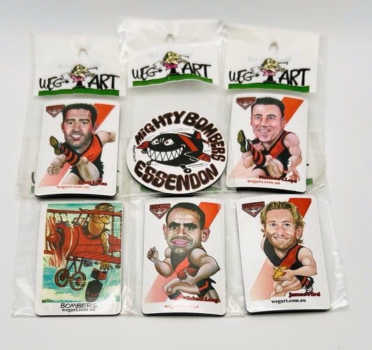 WEG WegArt Fridge Magnet - Essendon Bombers Player Image James Hird