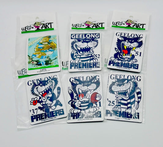 WEG WegArt Fridge Magnet - Geelong Cats Sunicrust Card Image