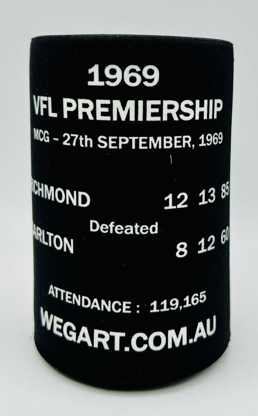 WegArt WEG Premiers Stubby Holder Can Cooler - Richmond Tigers 1969