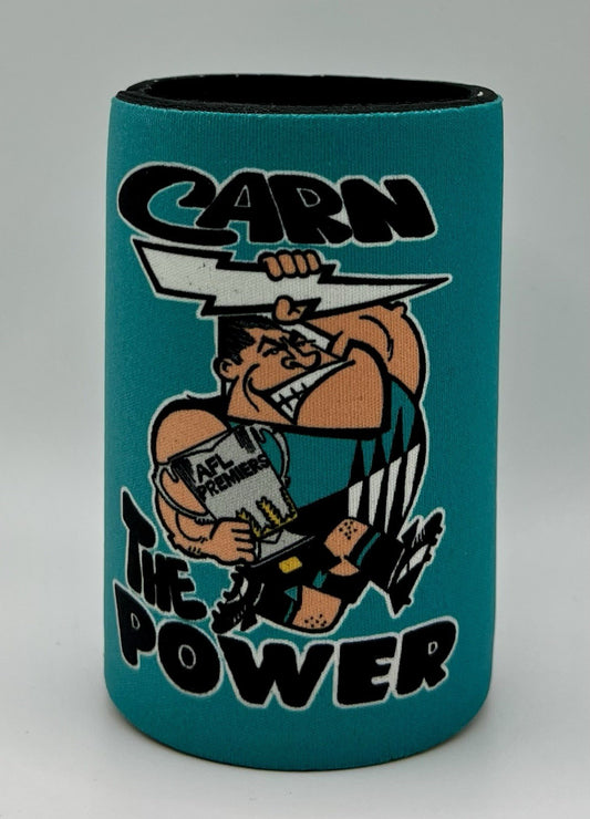 WegArt Stubby Holder Can Cooler - Port Adelaide Power “Carn The Power”