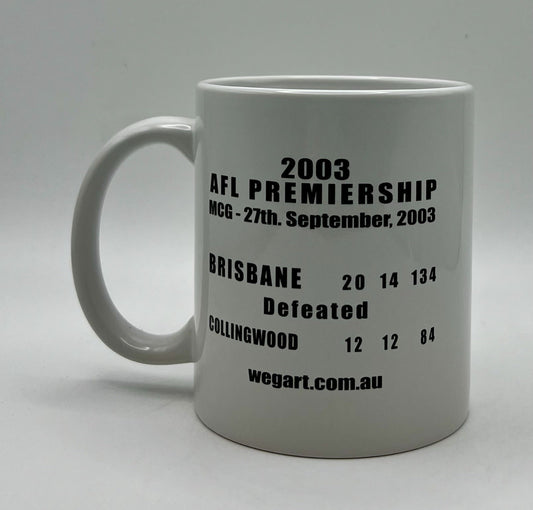 WegArt WEG Premiers Mug - Brisbane Lions 2003