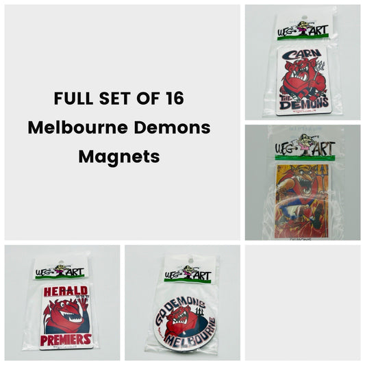 WEG WegArt Full Set Premiers & Supporters Fridge Magnets 16 - Melbourne Demons