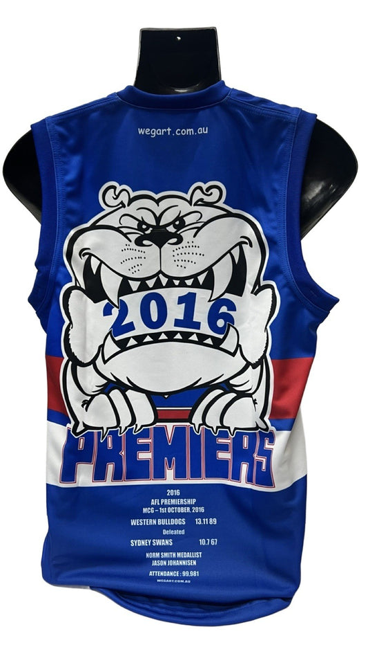 WegArt WEG Football Jumper Western Bulldogs 2016 - 5XL