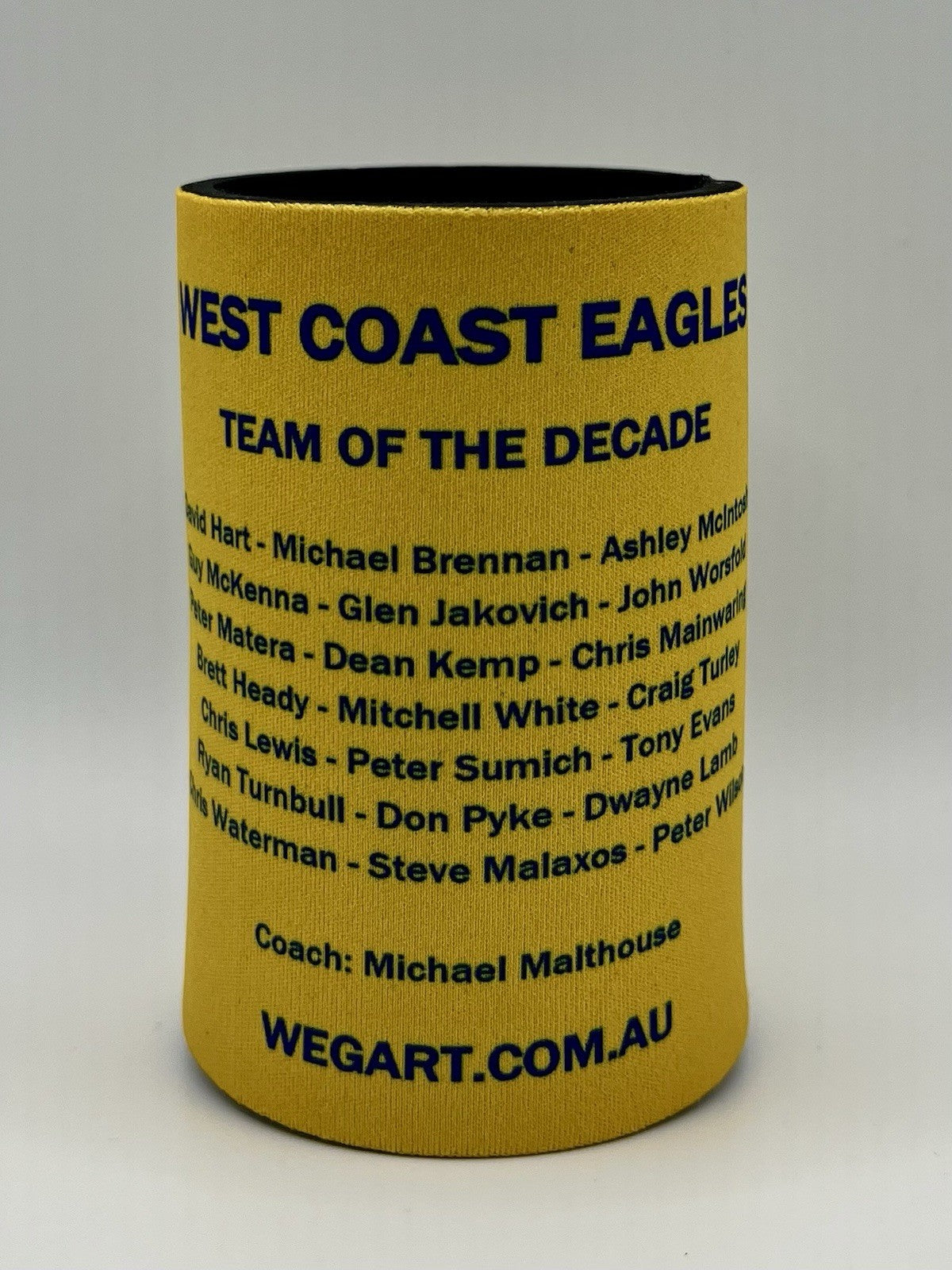 WegArt Stubby Holder Can Cooler - West Coast Eagles “Carn The Eagles”