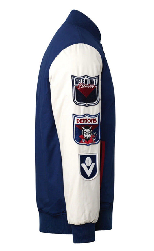 AFL Melbourne Demons Mens Collegiate Jacket - Size LARGE