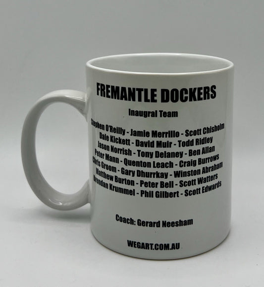 WegArt WEG Supporter Mug - Fremantle Dockers - “Carn The Dockers”