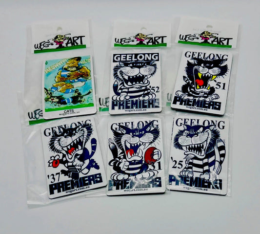 WEG WegArt Premiers Fridge Magnet - Geelong Cats 1952