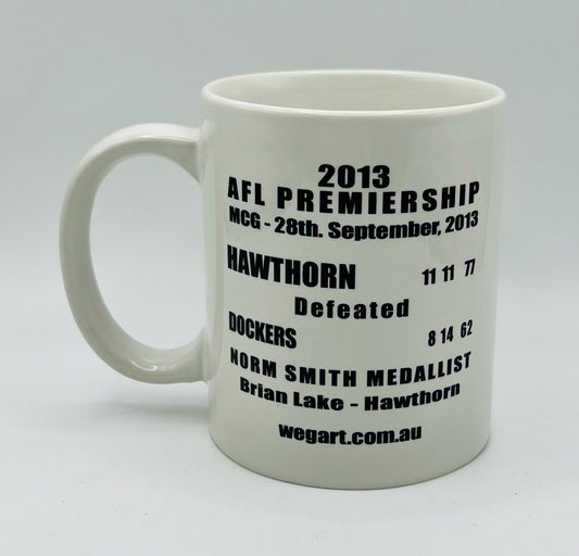 WegArt WEG Premiers Mug - Hawthorn Hawks 2013