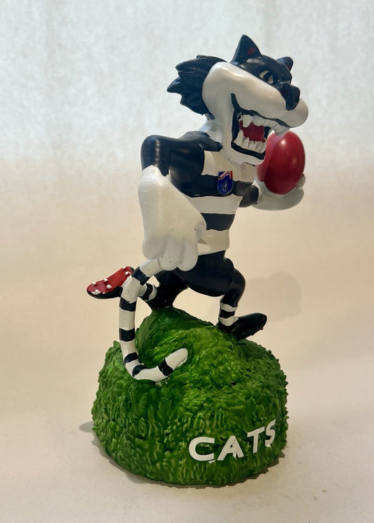 Retro AFL Geelong Cats Mascot Figurine Statue