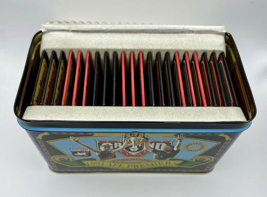 Essendon 1993 AFL Premiership Commemorative Metal Card Tin Set ( 21 Metal Cards)