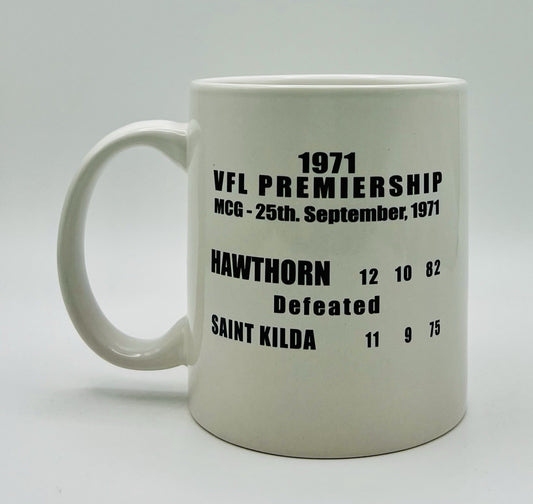WegArt WEG Premiers Mug - Hawthorn Hawks 1971