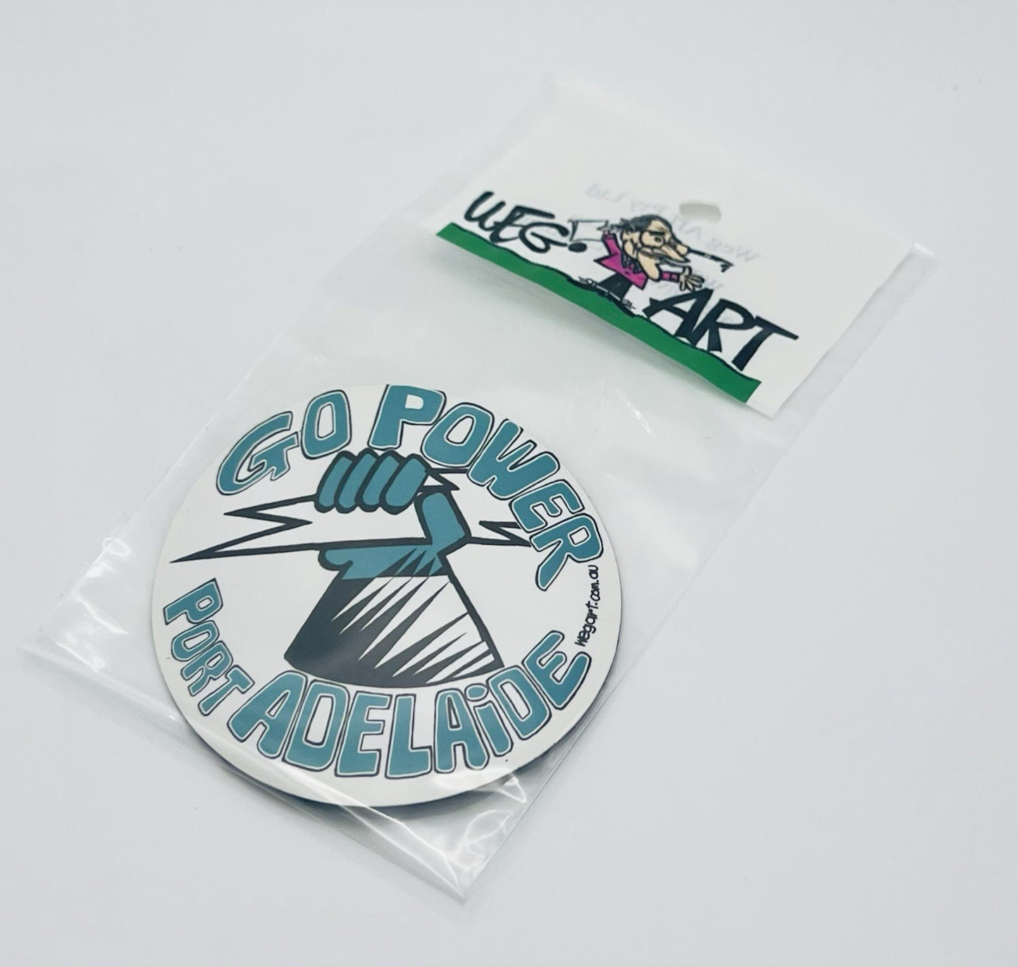 WEG WegArt Fridge Magnet - Port Adelaide Power Round Magnet