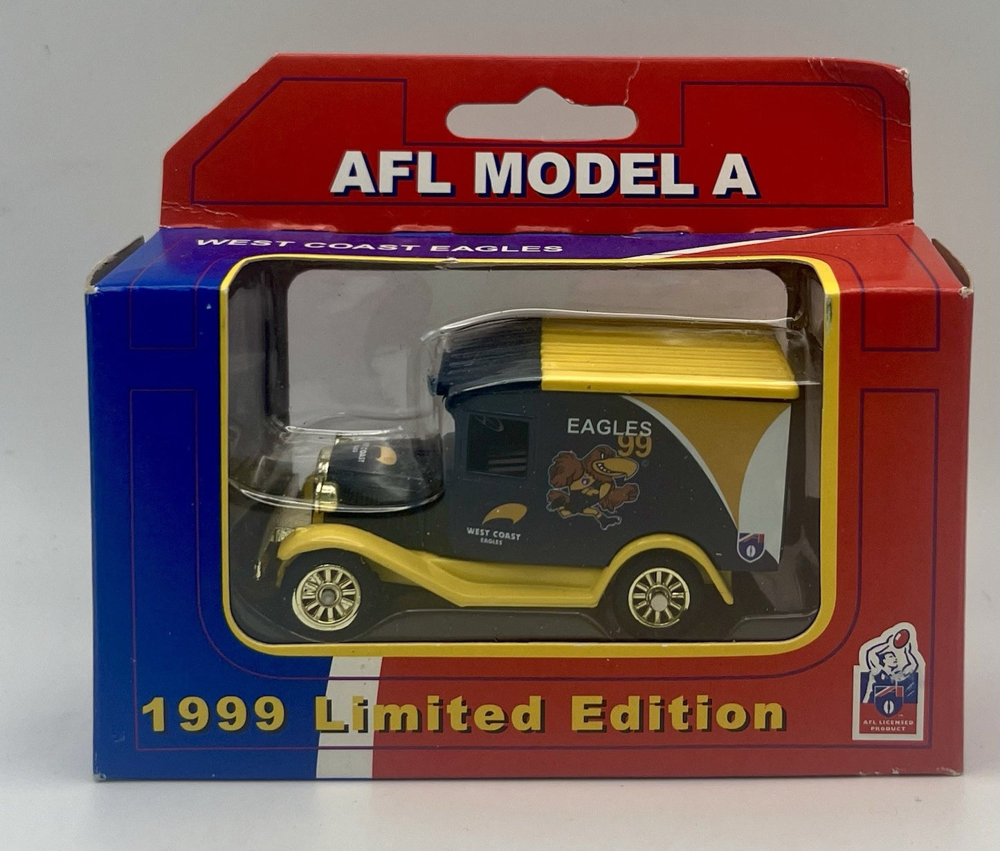 Vintage AFL Footy Car 1999 Limited Edition Model A Ford - West Coast Eagles