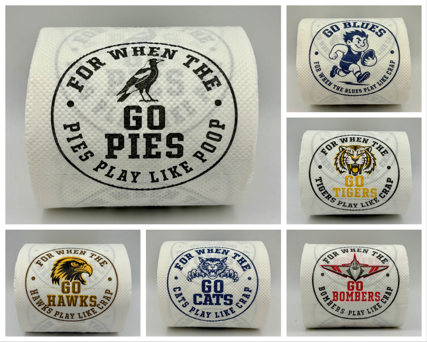 2 pack toilet paper… for when a team plays like…