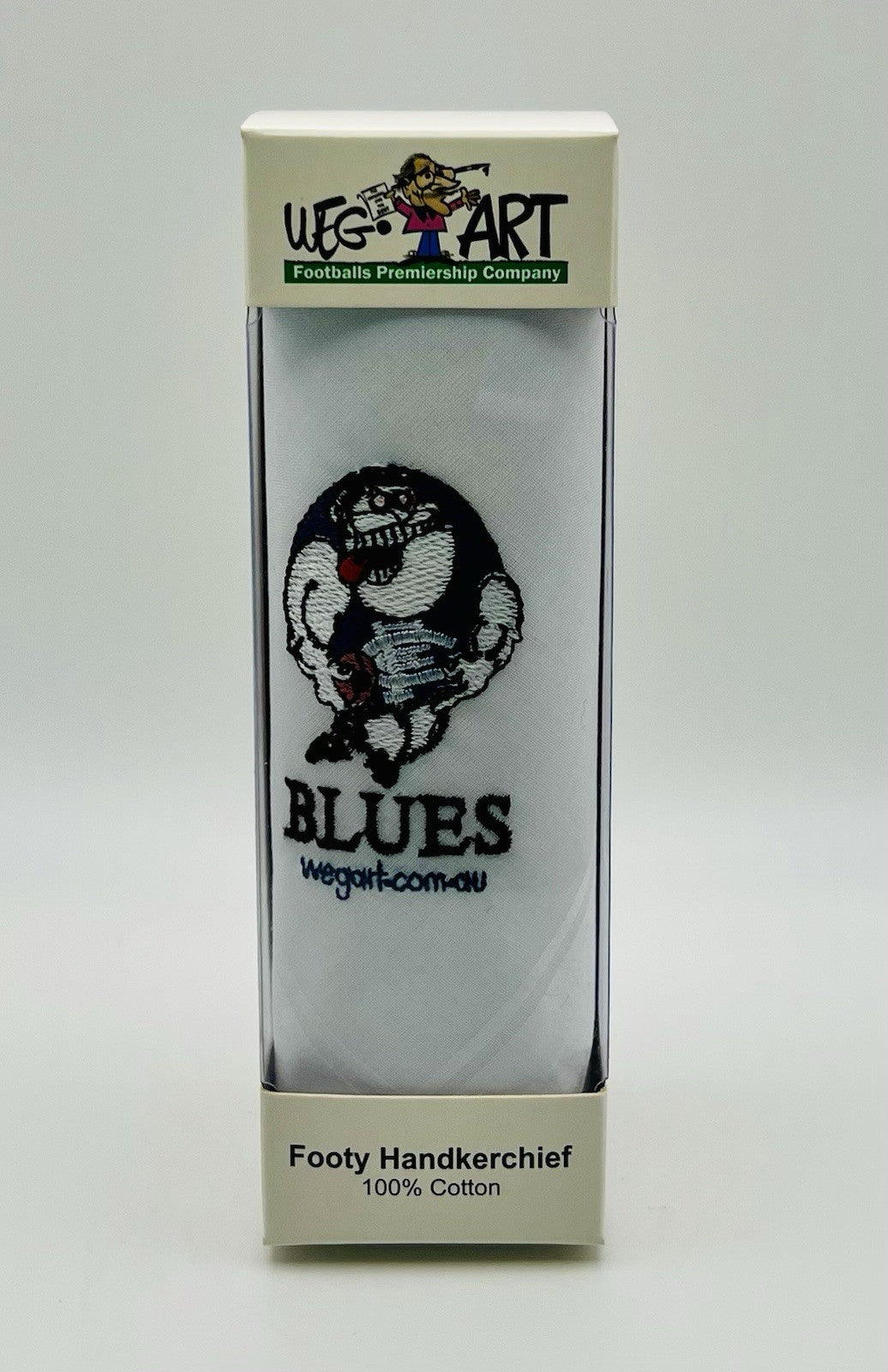 WegArt Gift Boxed Handkerchief Carlton Blues