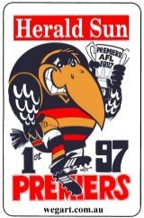 1997 Crows Fridge Magnet FREE POST WITHIN AUSTRALIA