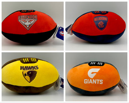 AFL brand plush football - 12 teams available