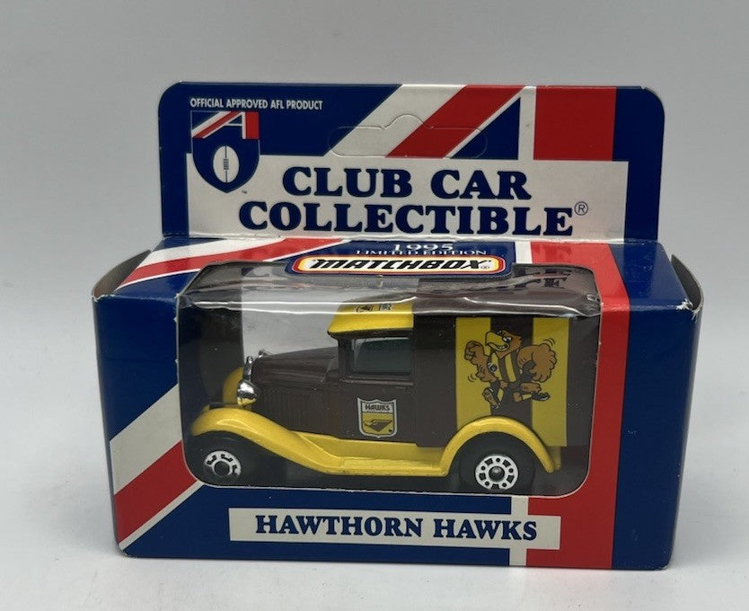 Vintage AFL 1995 Club Car Collectible Ford Model A Van Hawthorn Hawks