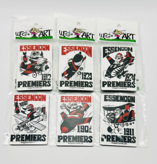 WEG WegArt Premiers Fridge Magnet - Essendon Bombers 1942