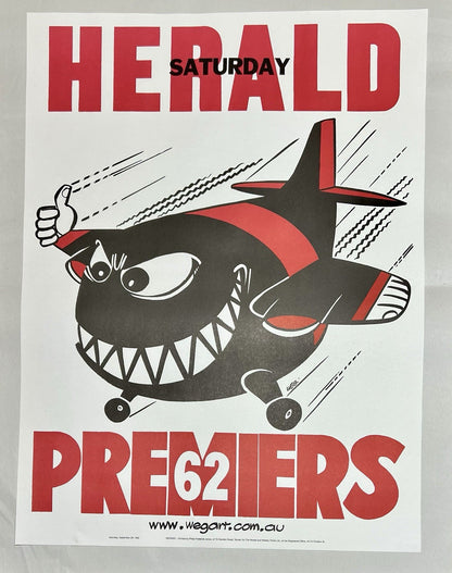1962 & 1965 Essendon Bombers WEG Premiers Posters - REPRINTS