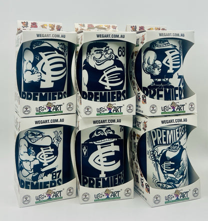 WegArt WEG Premiers Stubby Holder Can Cooler - Carlton Blues 1938