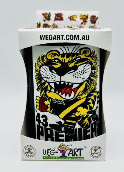 WegArt WEG Premiers Stubby Holder Can Cooler - Richmond Tigers 1943