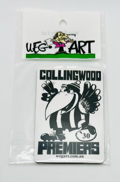 WEG WegArt Premiers Fridge Magnet - Collingwood Magpies 1930