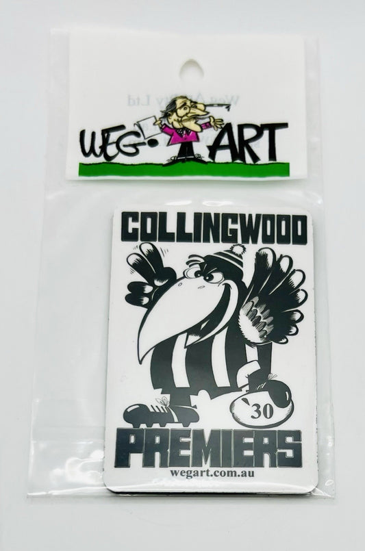 WEG WegArt Premiers Fridge Magnet - Collingwood Magpies 1930