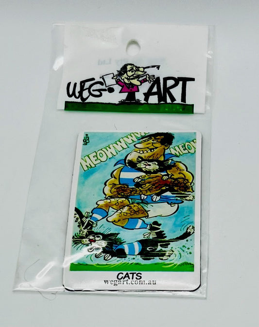 WEG WegArt Fridge Magnet - Geelong Cats Sunicrust Card Image