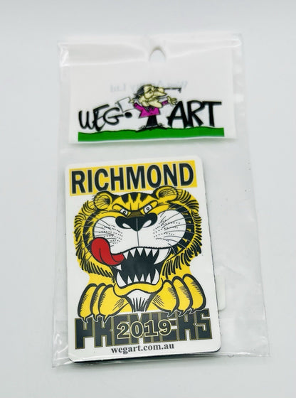 WEG WegArt Premiers Fridge Magnet - Richmond Tigers 2019