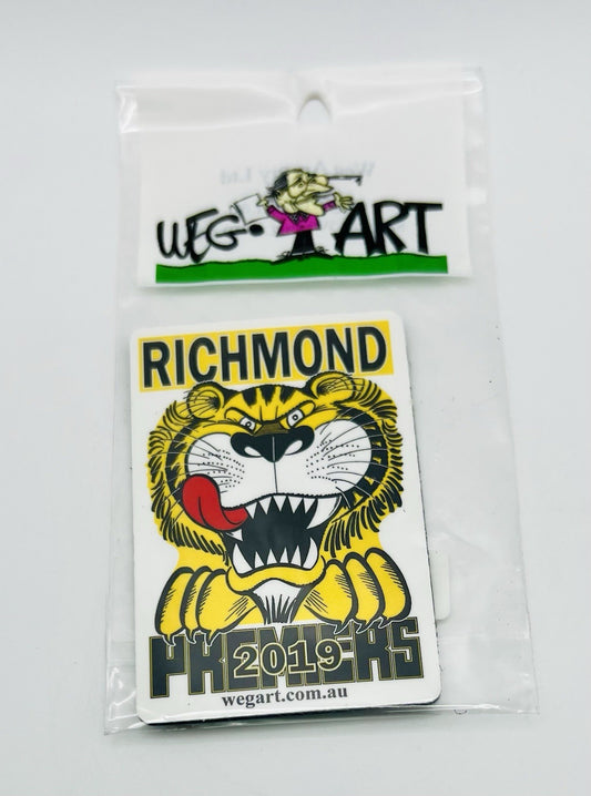 WEG WegArt Premiers Fridge Magnet - Richmond Tigers 2019