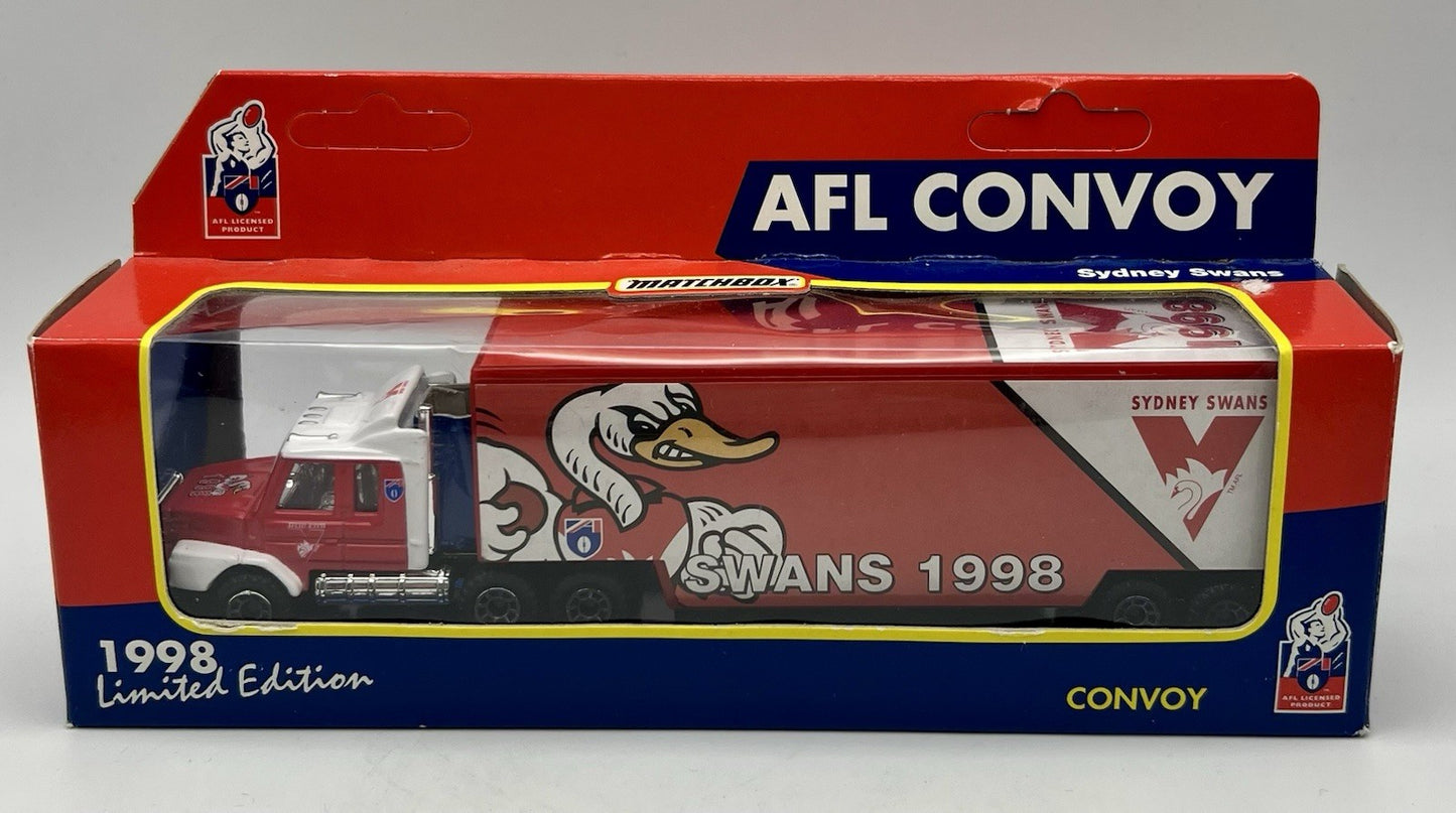 Vintage AFL Convoy 1998 Limited Edition Die-Cast Semi Trailer - Sydney Swans