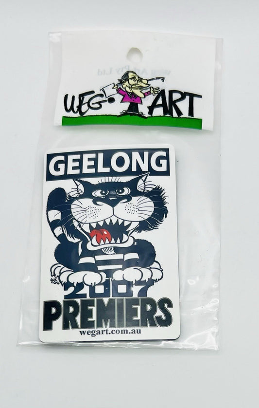 WEG WegArt Premiers Fridge Magnet - Geelong Cats 2007