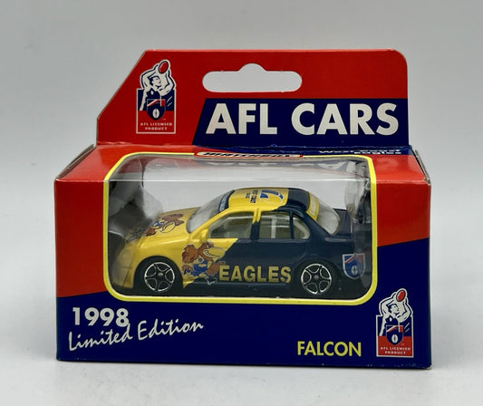 Vintage AFL 1998 Matchbox Car Ford Falcon West Coast Eagles