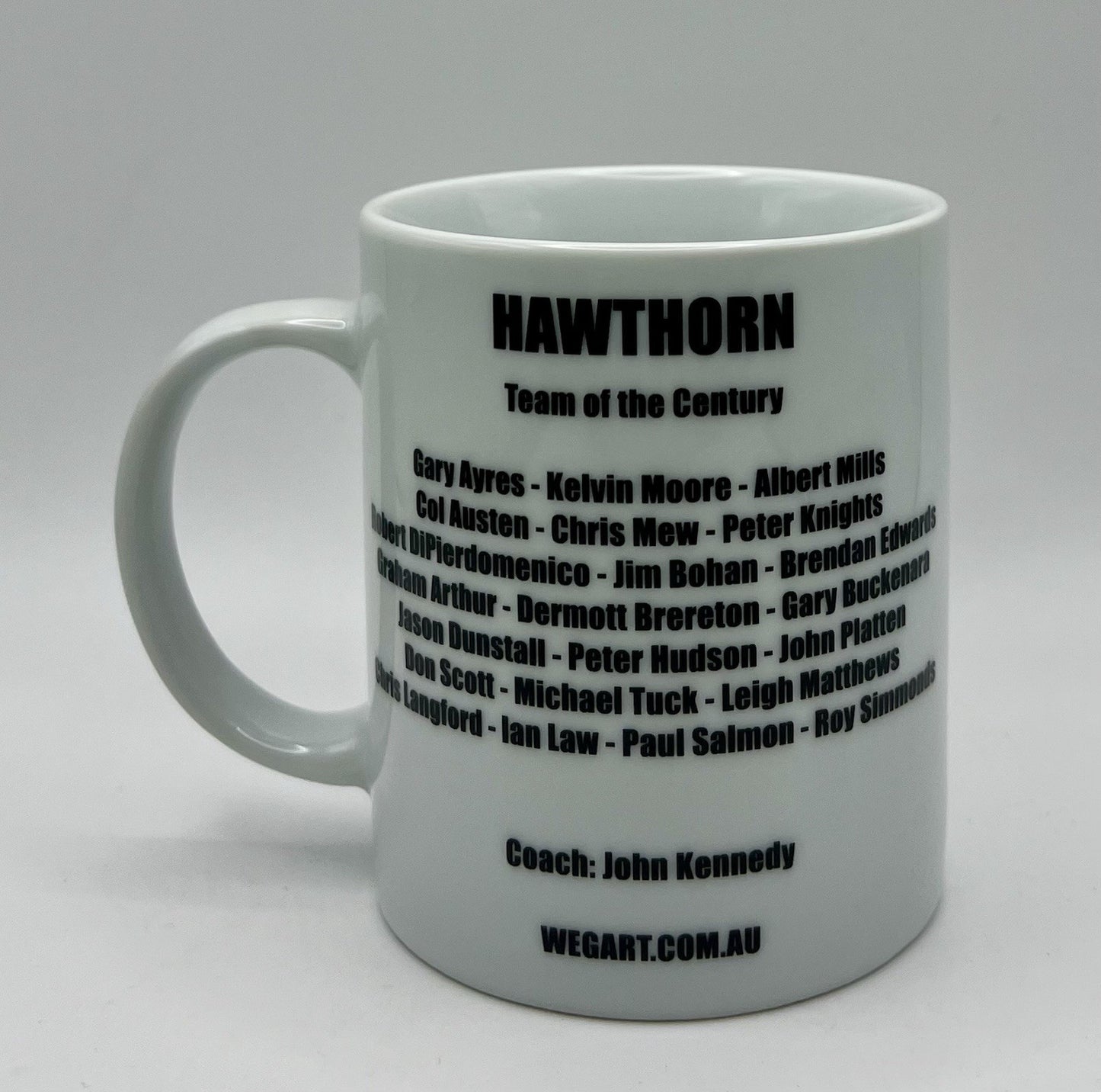 WegArt WEG Supporter Mug  - Hawthorn Hawks - “Carn The Hawks”