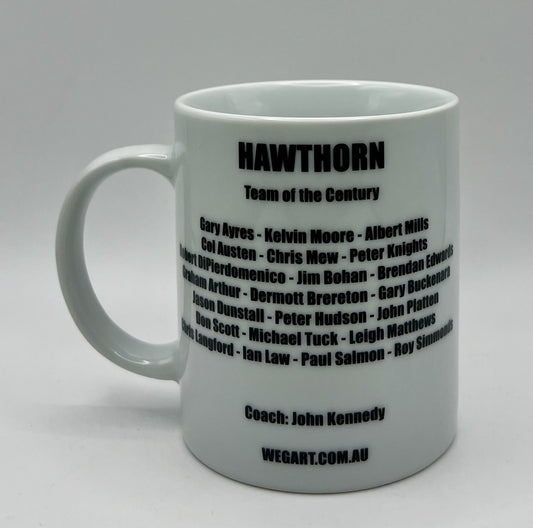 WegArt WEG Supporter Mug  - Hawthorn Hawks - “Carn The Hawks”