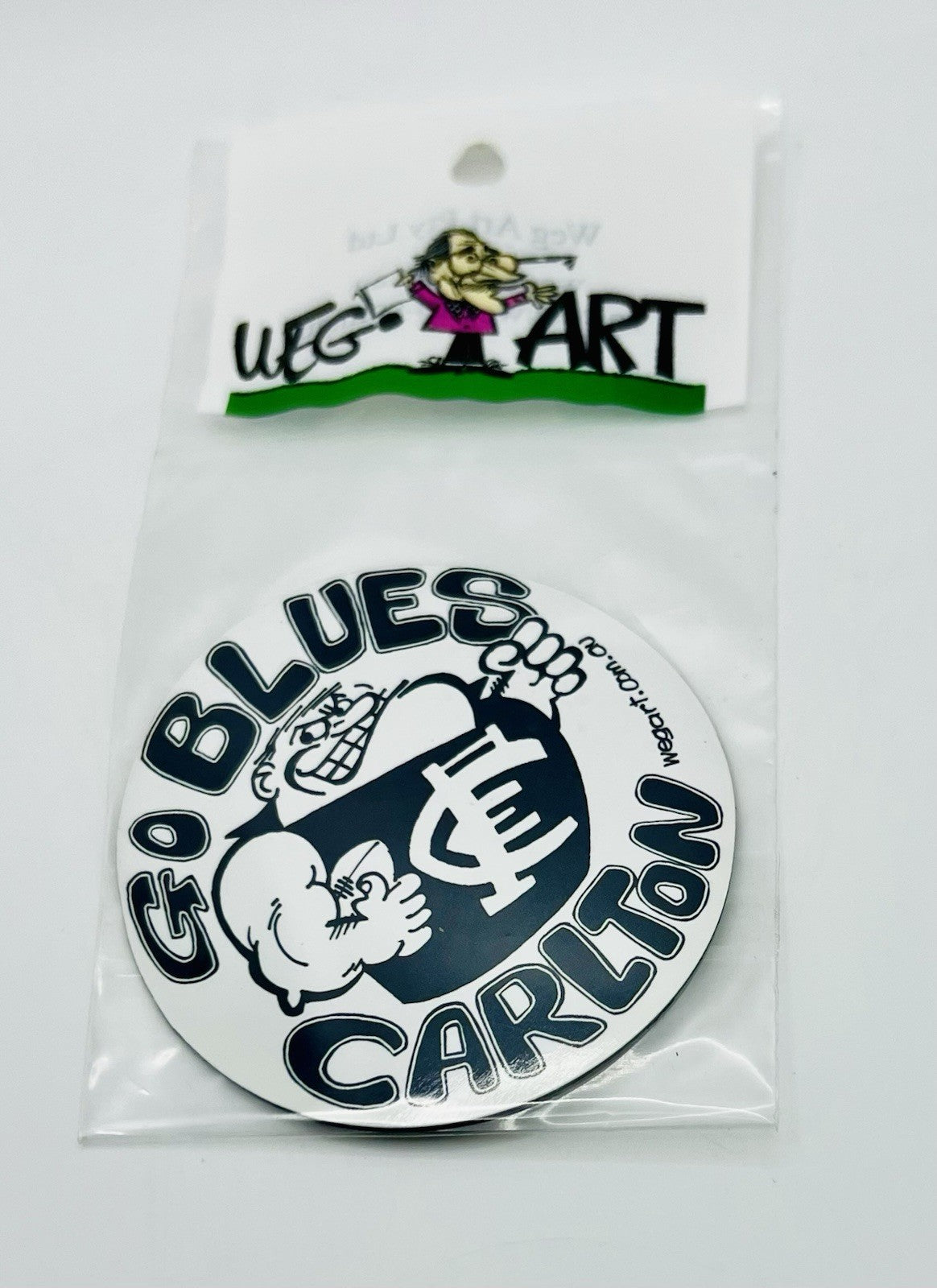 WEG WegArt Fridge Magnet - Carlton Blues Round Magnet