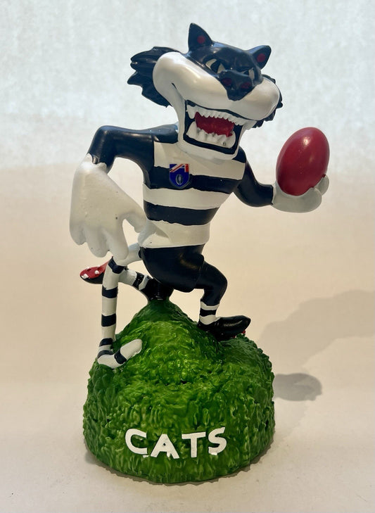Retro AFL Geelong Cats  Mascot Figurine Statue